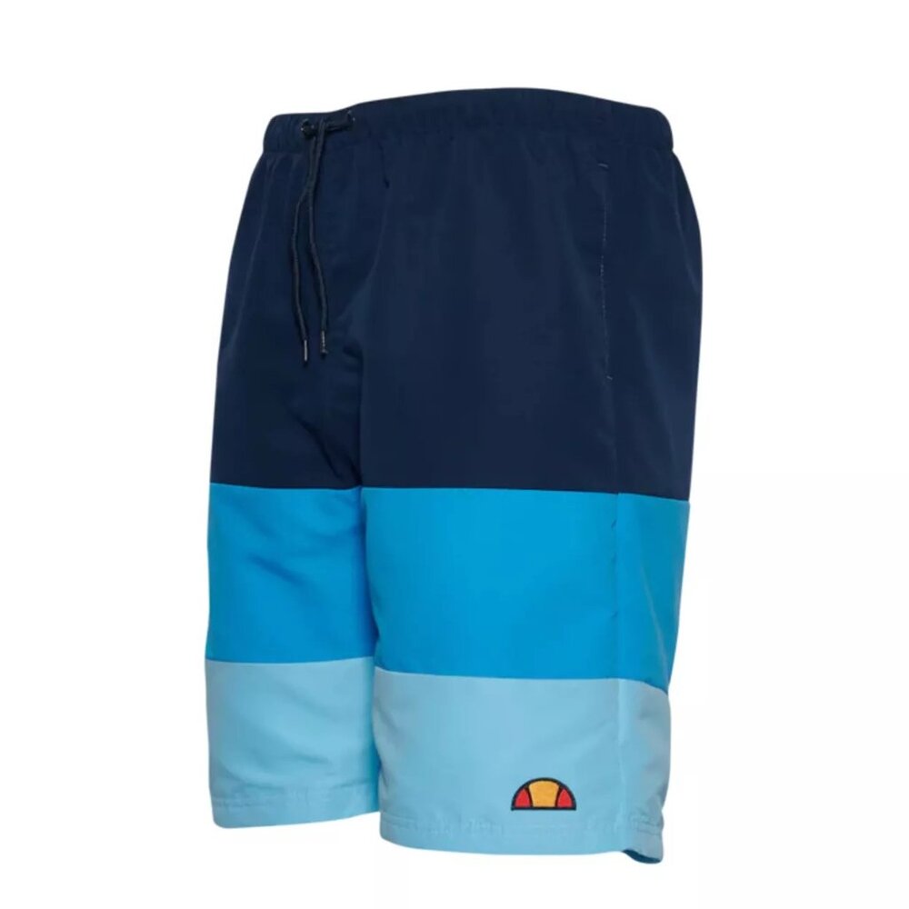 Ellesse Sealy 9 inch Inseam Blue Navy Colorblock Men's Shorts
